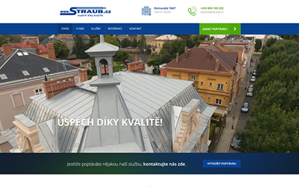 Straub.cz website